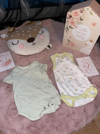 Lot de 2 body mixte 9-12 mois