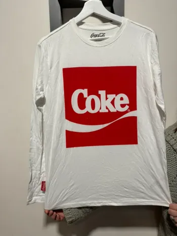 Tee shirt coca cola blanc et rouge XS