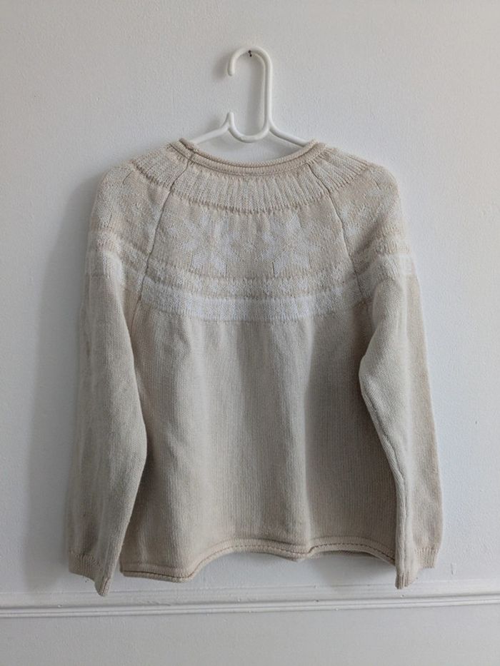 Pull coton et laine mixte 8 ans - photo numéro 4