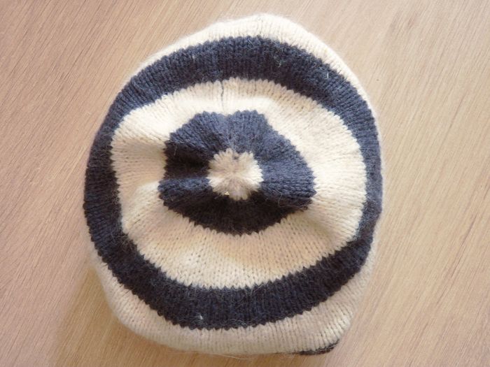 Bonnet Fille angora Catimini T.3 6 ans TBE gris blanc bleu accessoire mode hiver - photo numéro 5