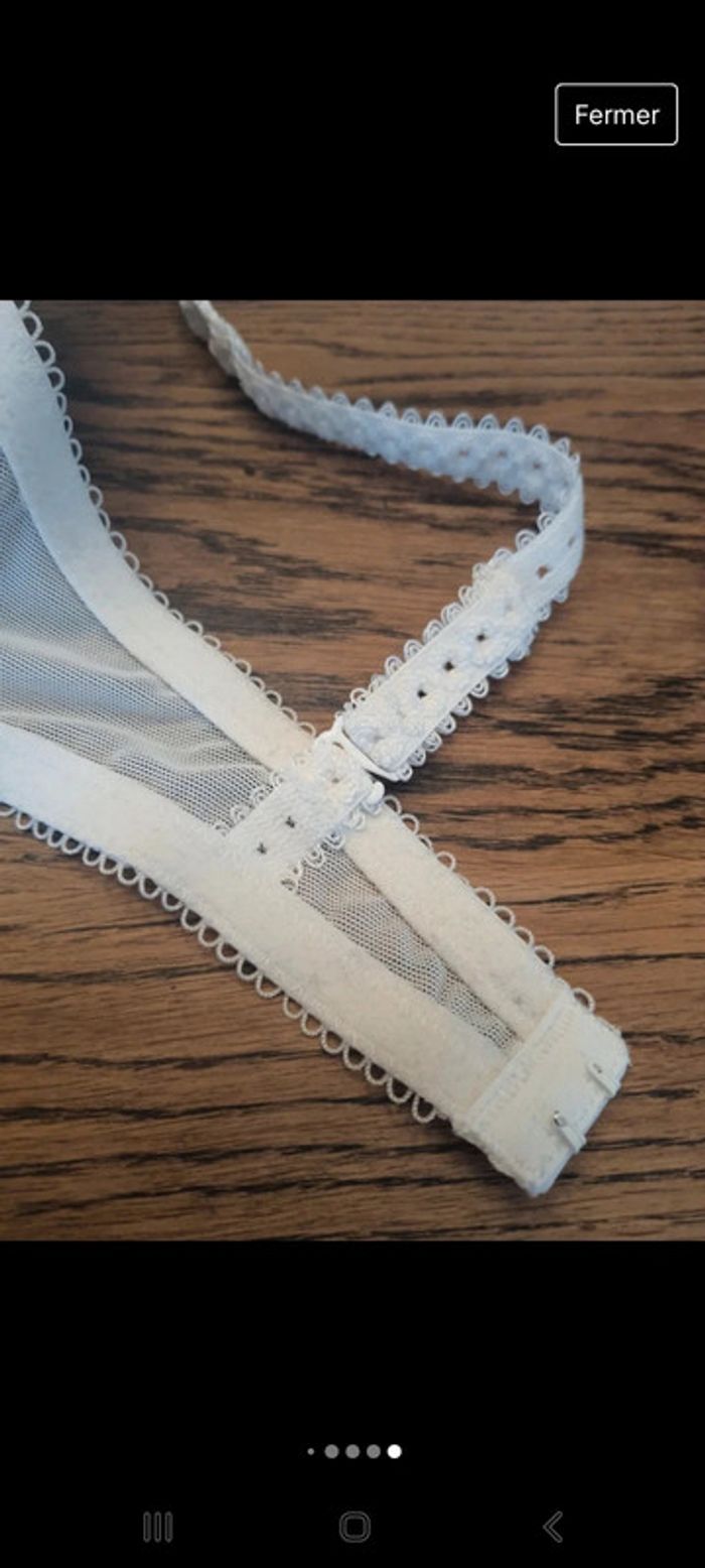 Soutien gorge Hunkemöller blanc/rose fr 90C - photo numéro 18