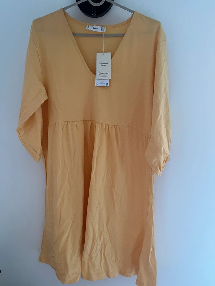 Robe ample mango orange pale
