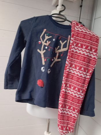 Pyjama de Noël Renne Polaire doux - 10 ans - In Extenso