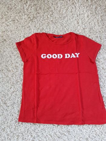 Tee shirt manches courtes message