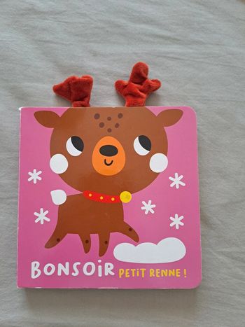 Livre éveil Bonsoir petit renne