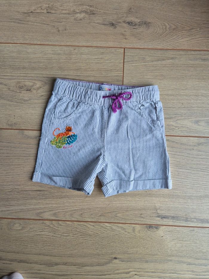 Short rayé compagnie des petits 18 mois