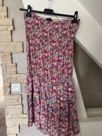 Robe bustier fleurie