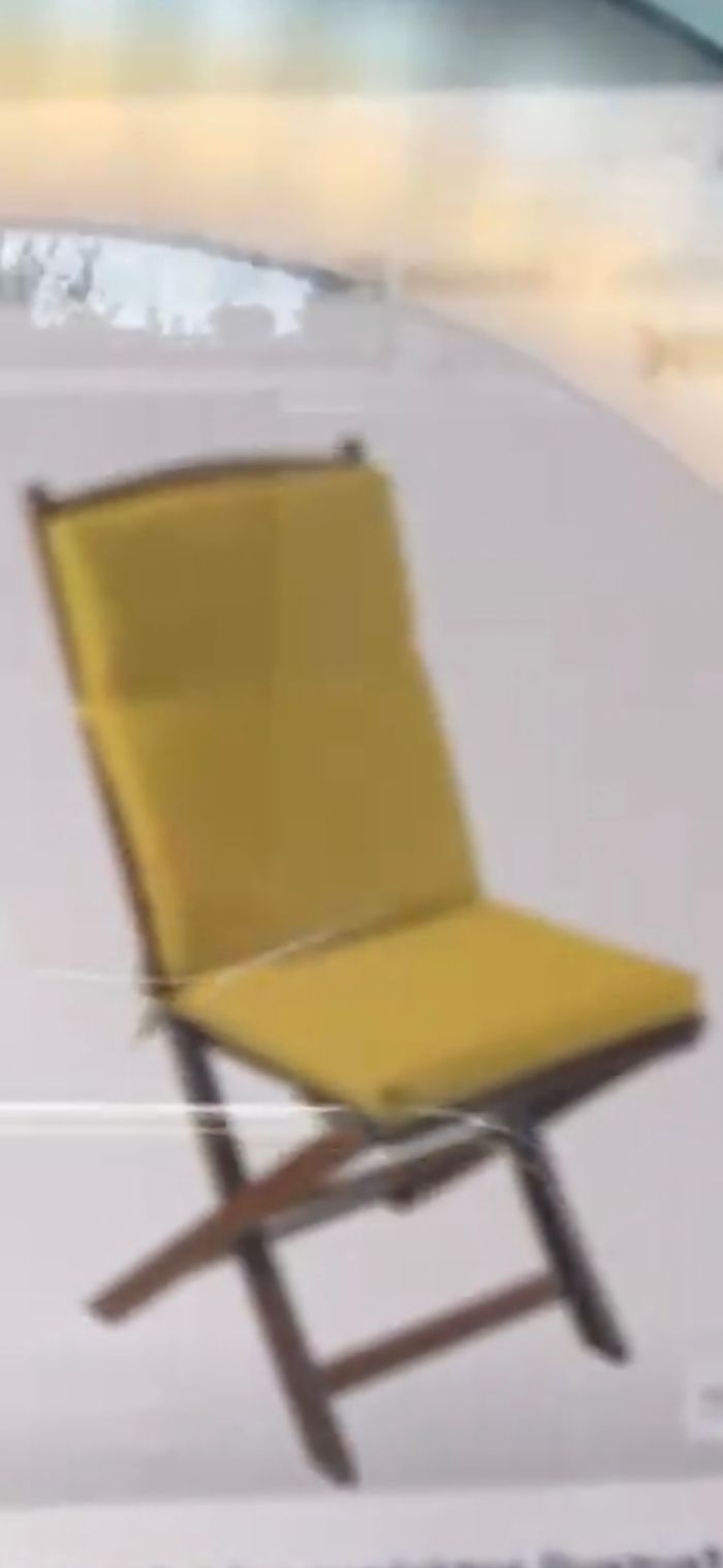 Lot de 6 coussins de chaises extérieur ou intérieur neuf - photo numéro 2