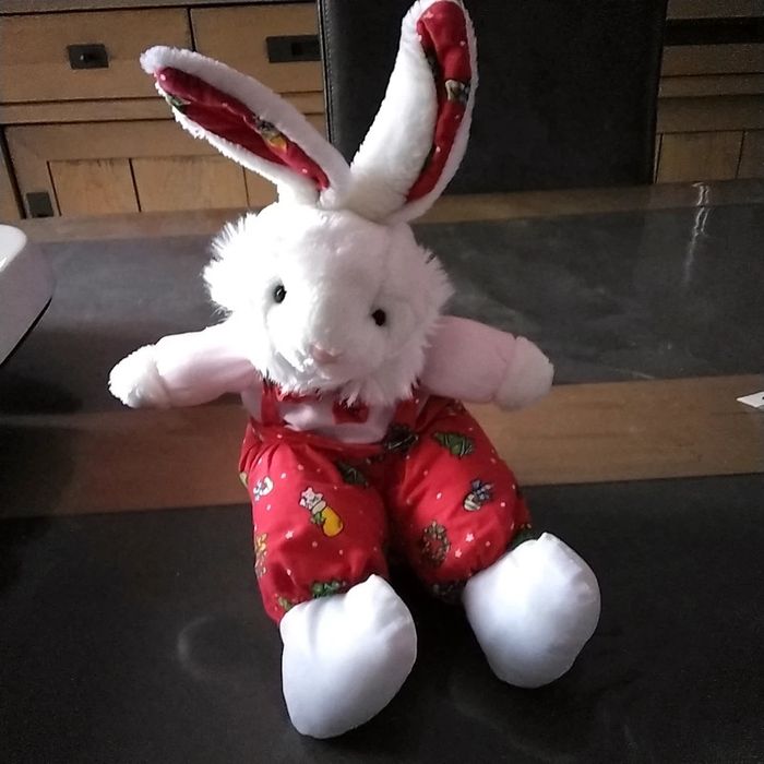 Peluche lapin de Noël sans marque - photo numéro 2
