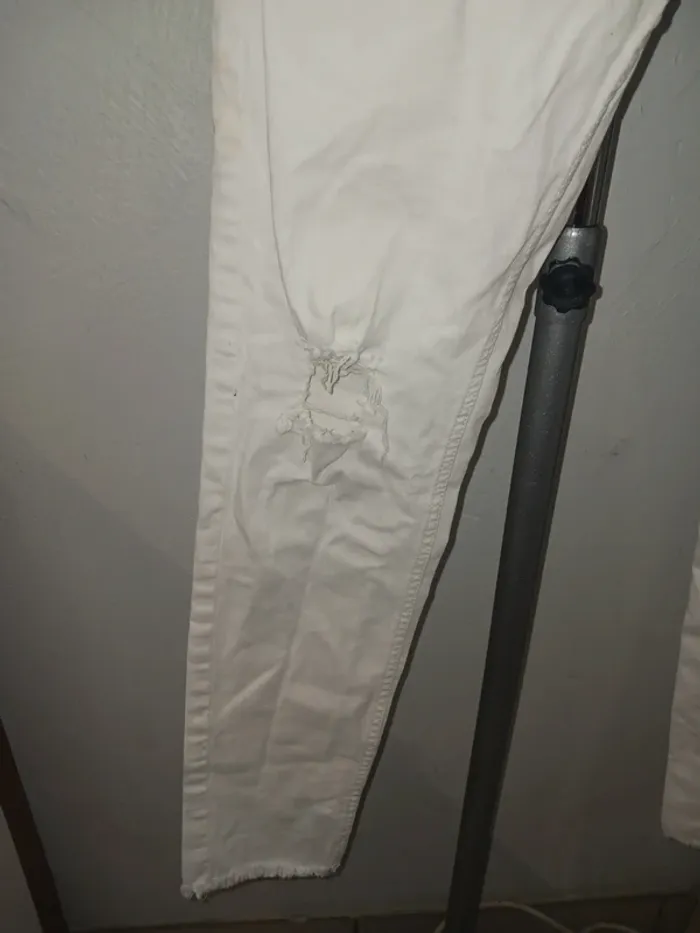 Jean blanc T42 - photo numéro 2