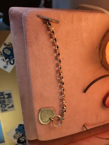 Bracelet argent cœur