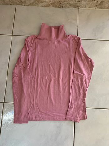 Sous pull rose 10/12 ans