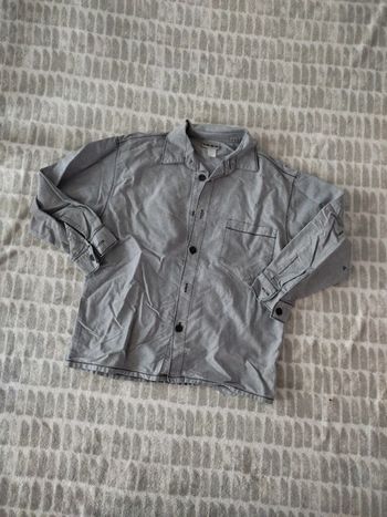 Chemise jeans bleu IKKS 10 ans