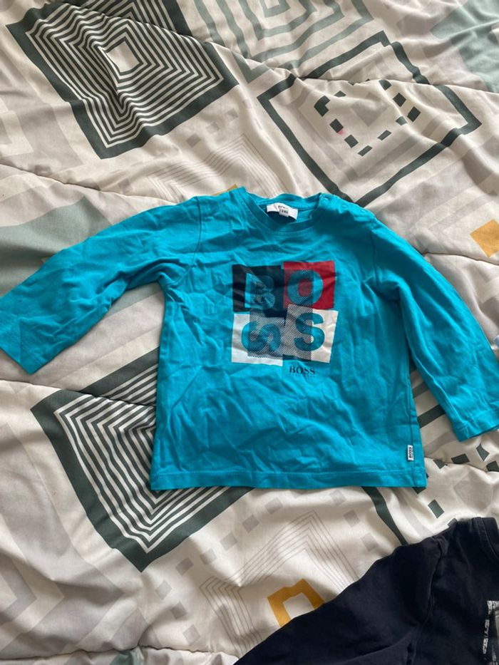 Lot de 3 pull fin Hugo boss garçon 18 mois - photo numéro 6