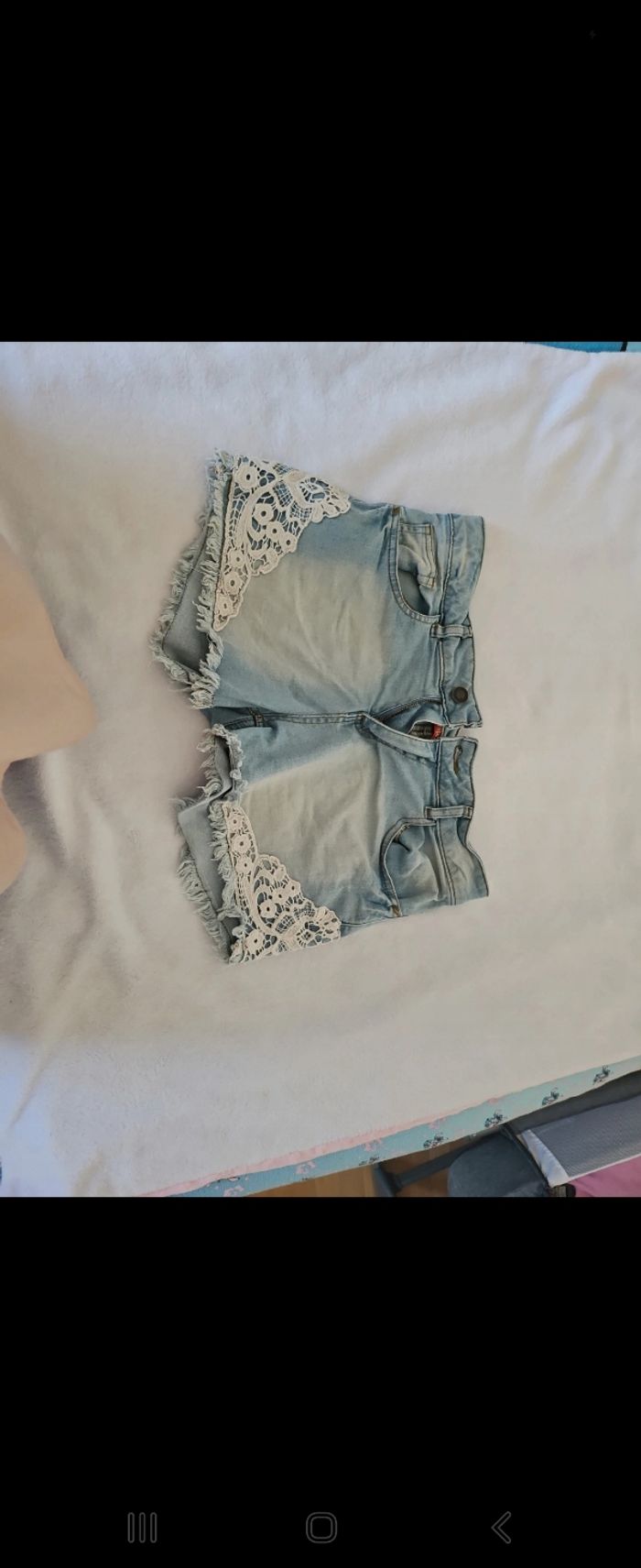Short en jean