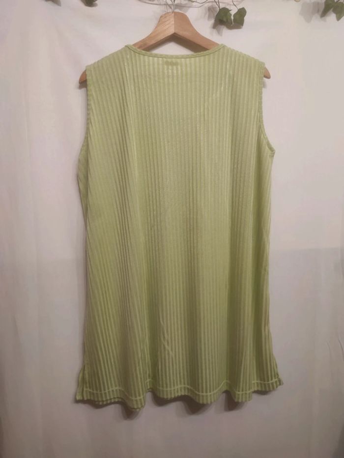 Débardeur côtelé long T. XXL / 52 Ms Mode 💮 50% Viscose 50% Polyester - photo numéro 4