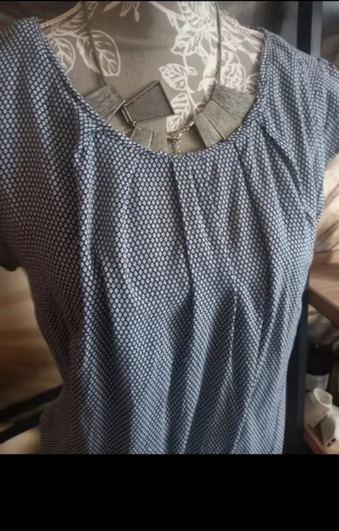 Blouse manches courtes Camaïeu - photo numéro 4
