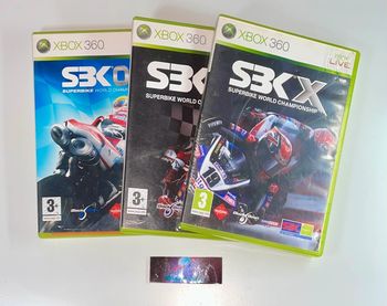 Lot 3 Jeux SBX Superbike World Championship 8/9/X - Xbox 360 PAL VF Microsoft