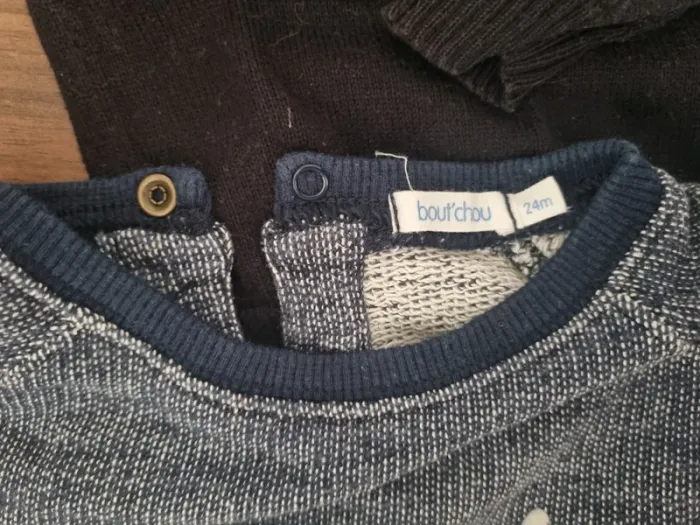 Lot 5 Pulls hiver bébé taille 18 24 mois - photo numéro 5