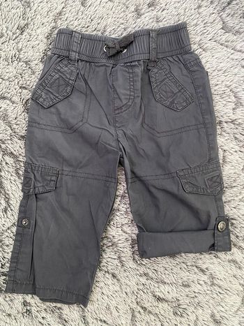 Pantalon Pantacourt gris - 12 mois
