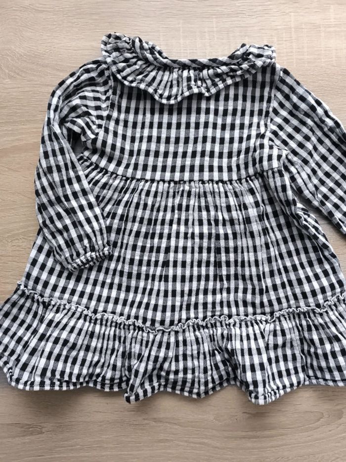 Robe à carreaux zara 2-3 ans - photo numéro 5