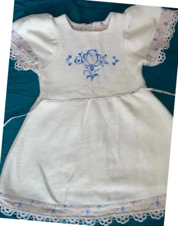Magnifique robe vintage bébé fille 18 mois