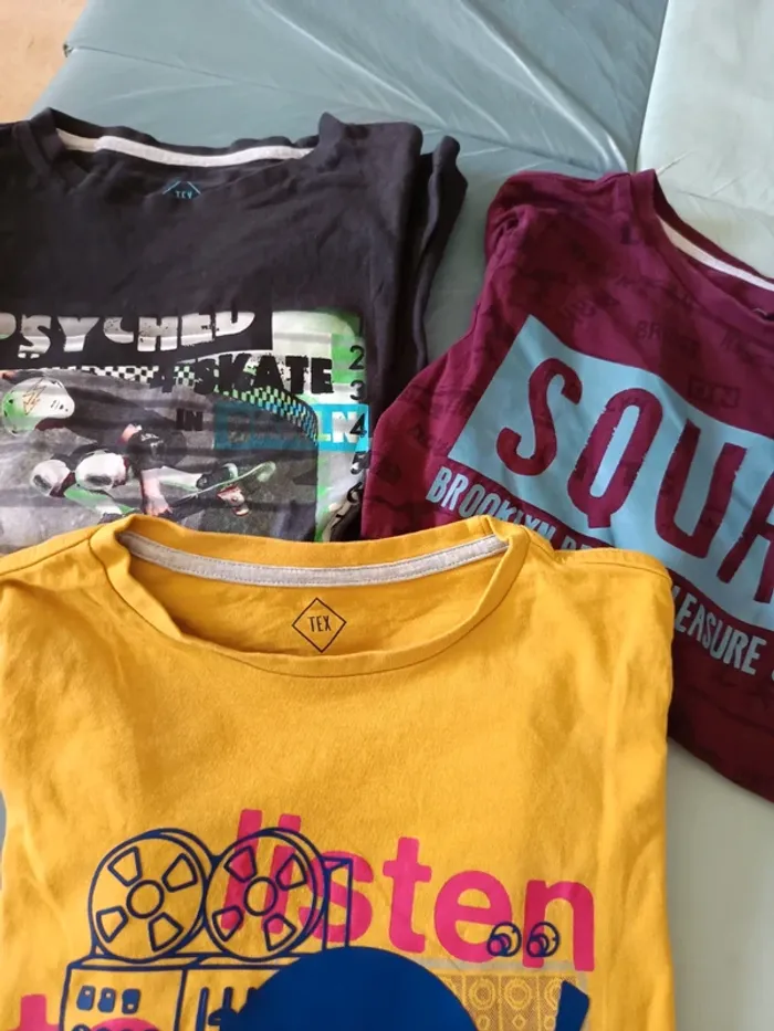 Lot de 3 Tee shirts tex 10 ans - photo numéro 2