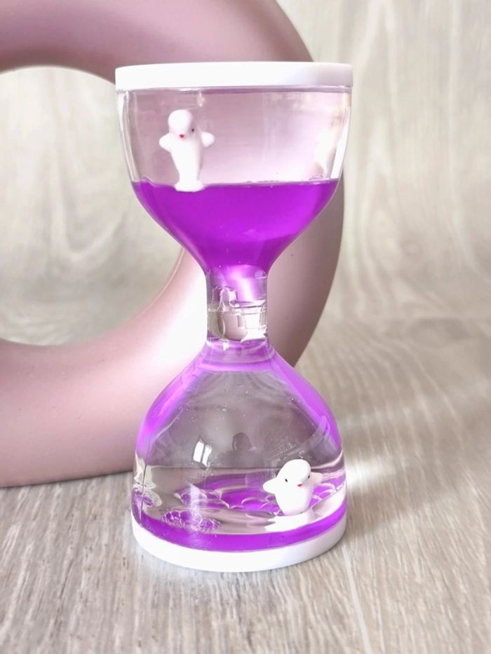 Sablier à huile apaisant