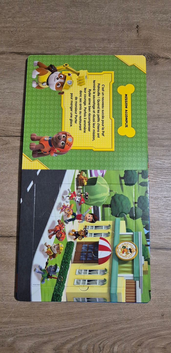 Grand livre puzzle Paw Patrol - photo numéro 4
