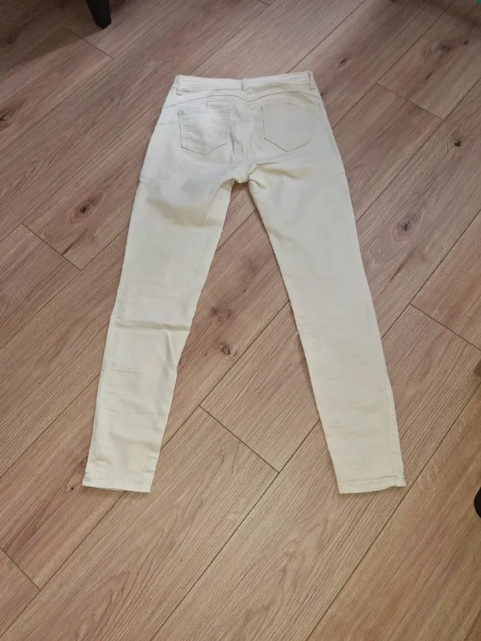 Pantalon beige skinny - photo numéro 4