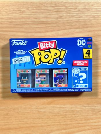 Boîte 4 Funko Bitty Pop! - DC Comics - Batman, The Riddler & Batgirl