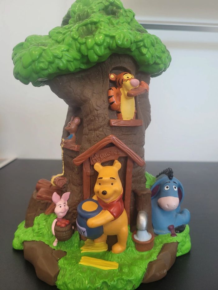 Vends tirelire travail de winny l ourson bullyland peinte à la main 21 cm - photo numéro 5