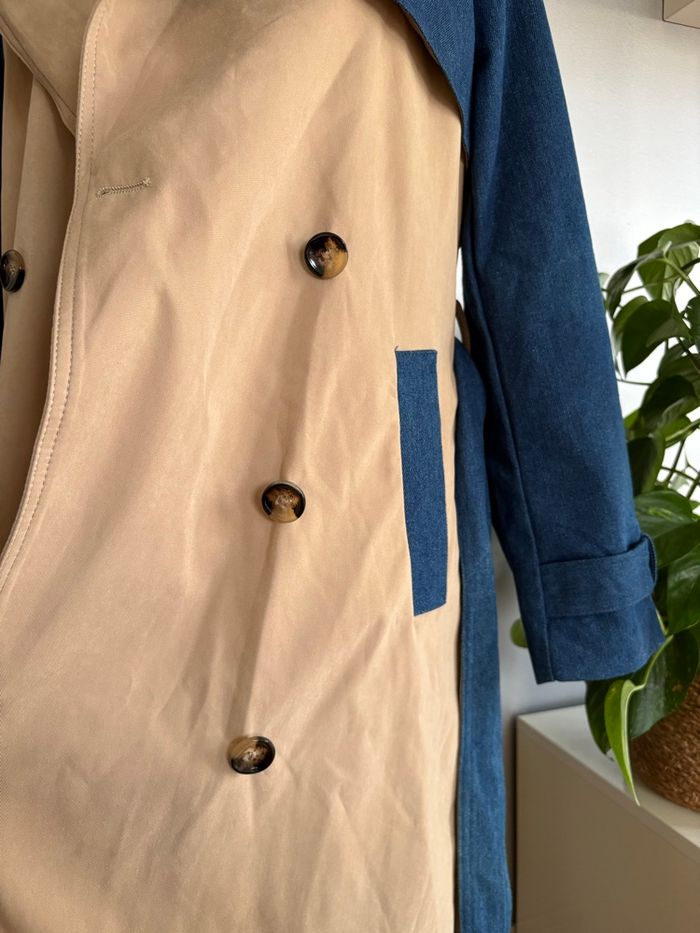 Trench bi colore - Zac&Zoé - Taille L - photo numéro 9