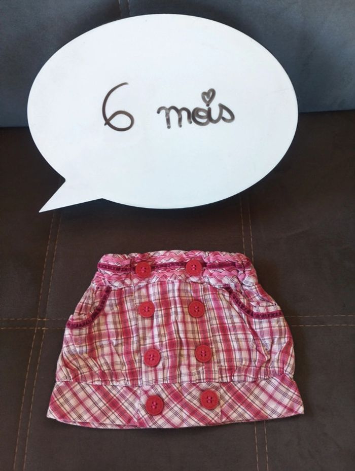 Jupe à carreaux Fille 6 mois Tao