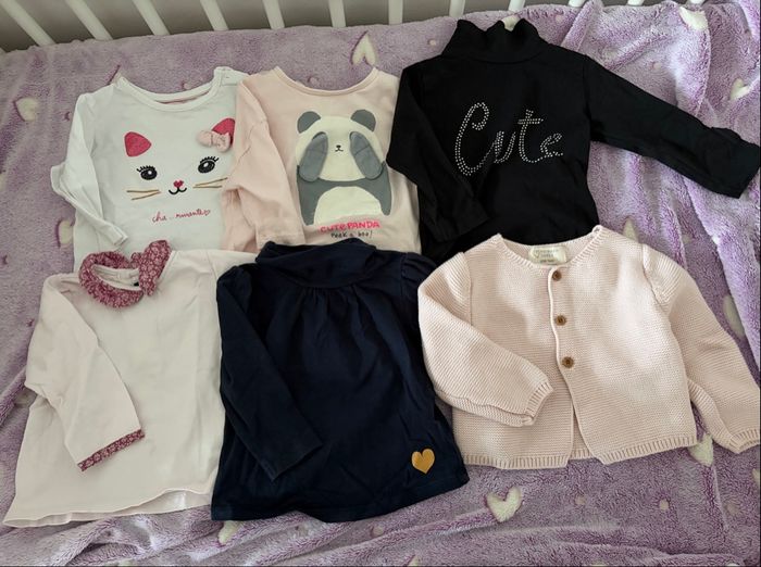 Lot vêtements fille 6 mois