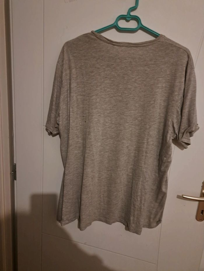 T-shirt gris ninety nine taille XL - photo numéro 2