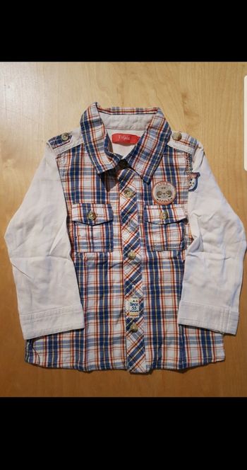 Chemise manches longues enfant garçon 18 mois