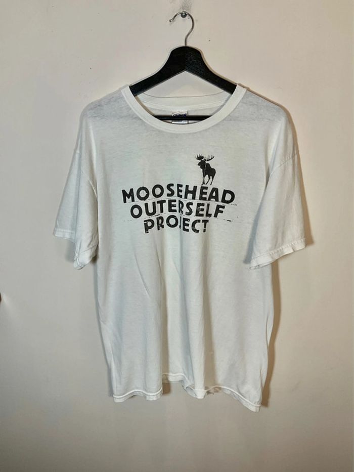 T-shirt blanc pour homme Moosehead Outerself Project taille L 375