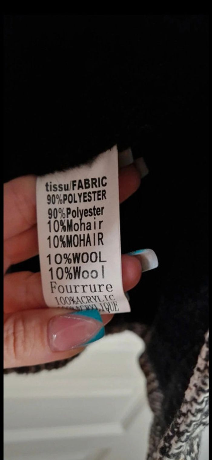 Manteau fausse fourrure taille 36 - photo numéro 19