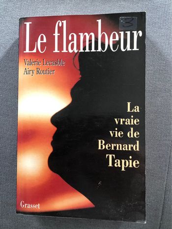 Livre: Le Flambeur - la vraie vie de Bernard tapie - Valérie Lecasble/Airy Routier