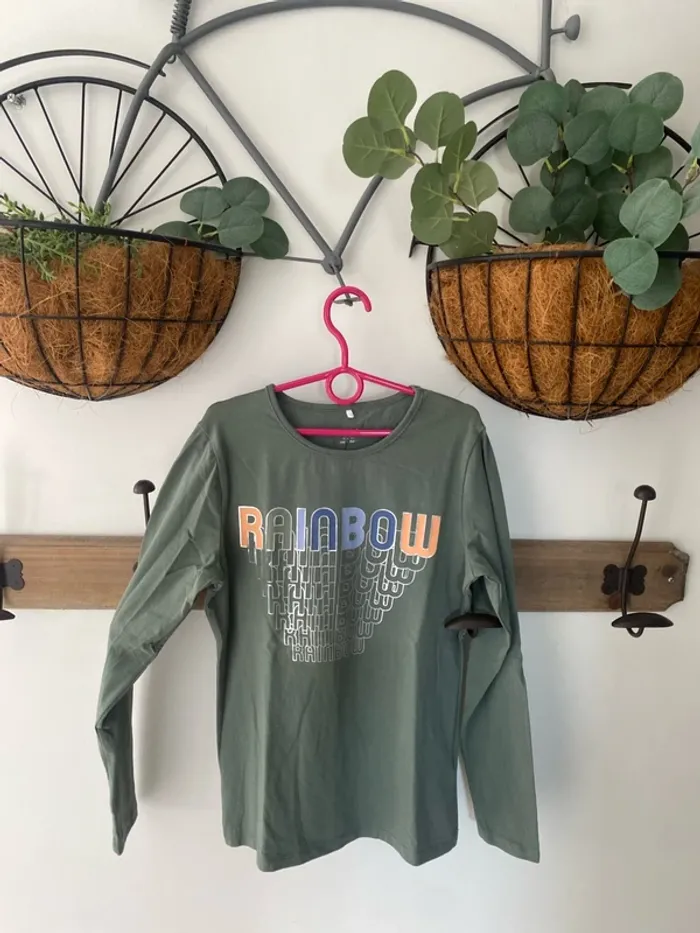 T-shirt kaki Taille 11-12 ans
