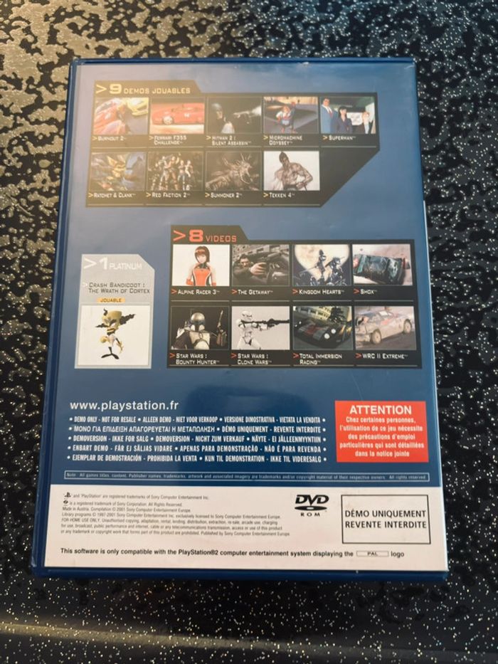 Jeu PS2: 9 démos jouables 8 vidéos CD 26 - photo numéro 2