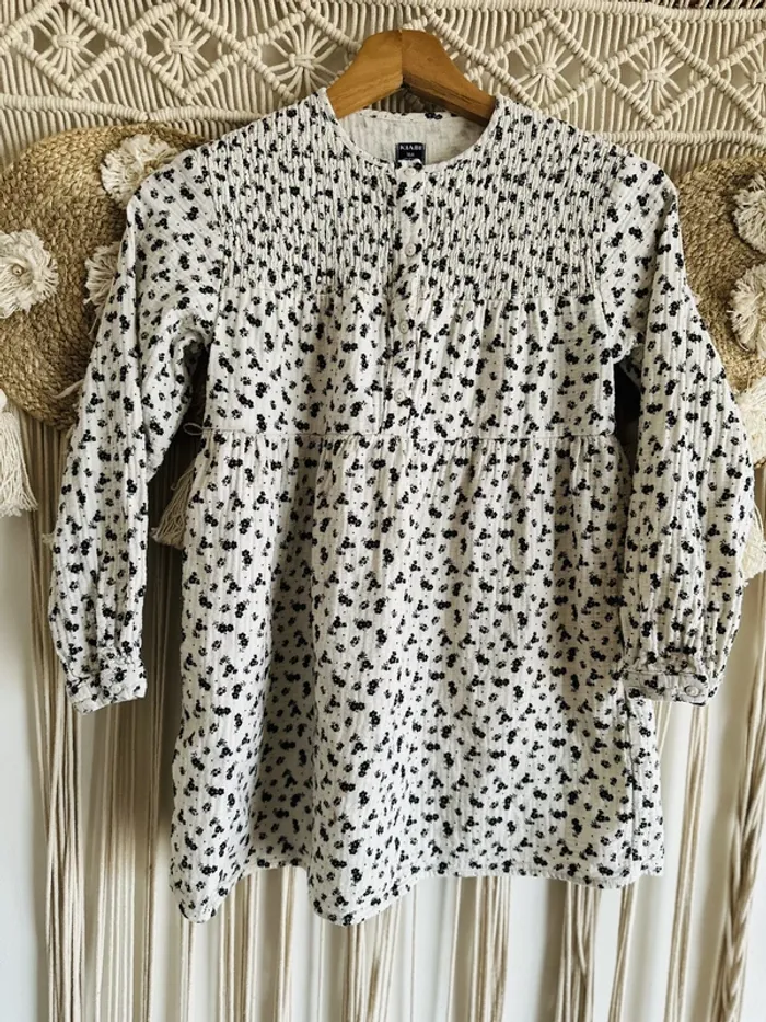 Robe en gaze de coton 8 ans
