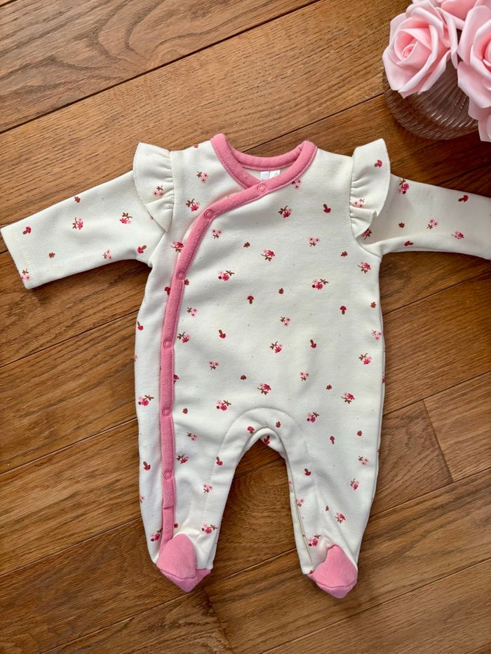 Pyjama molletonné fleuri