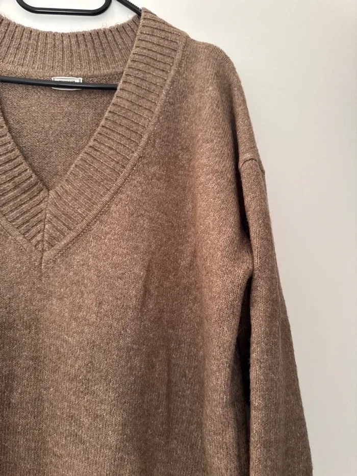 Pull d’hiver Pimkie couleur taupe - photo numéro 3