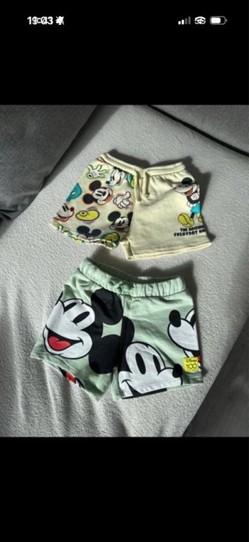Lot de 2 shorts Zara garçon 18/24 mois 