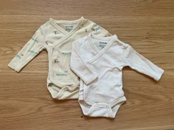 Lot de 2 bodys jaune pale