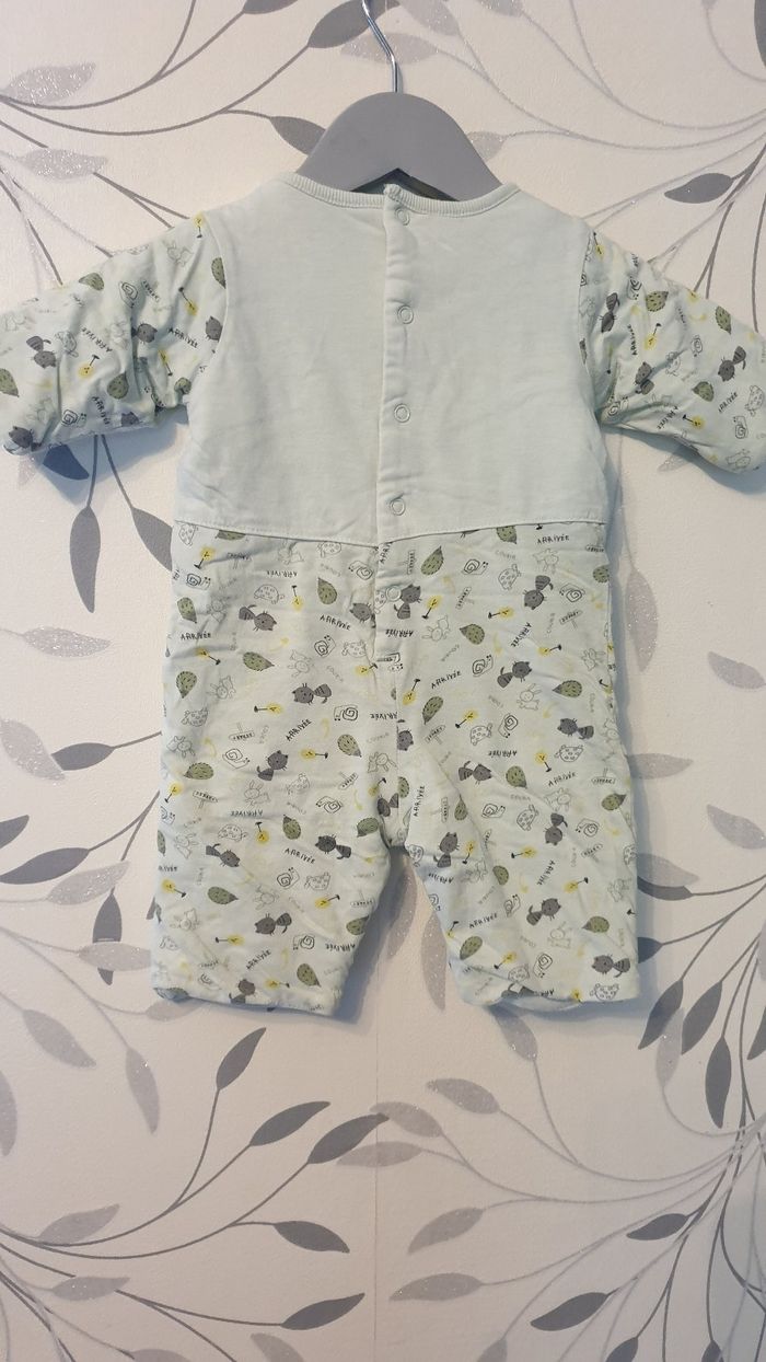 Pyjama vert marque sergent major taille 3 mois - photo numéro 3