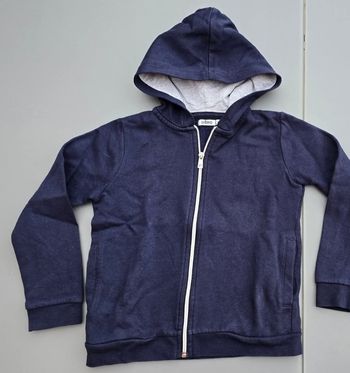 Veste Pull zippé à capuche 8 ans fille gemo