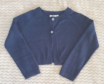 Gilet court bleu marine Gémo 3 ans